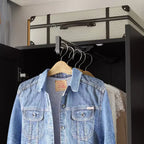Famapy Armadio 2 Ante con Asta Appendiabiti e Specchio 2 Cassetti