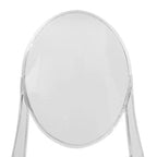LeisureMod Marion Sedia Moderna in Acrilico, Sedia Ghost Mid-Century con Seduta Sagomata, Ideale per Sala da Pranzo, Cucina, Ufficio, Salotto, Caffè o Spazio di Lavoro