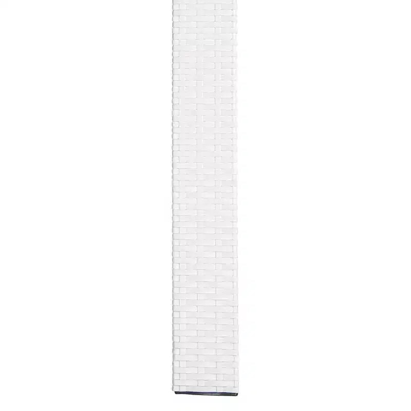 LeisureMod Tavolo da pranzo quadrato per esterni Mace Collection da 31 pollici - Tavolo da bistrò moderno in tessuto resistente alle intemperie