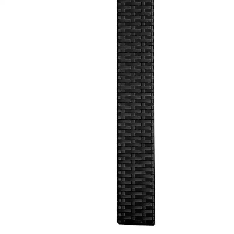 LeisureMod Tavolo da pranzo quadrato per esterni Mace Collection da 31 pollici - Tavolo da bistrò moderno in tessuto resistente alle intemperie
