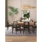 Set of 4 Versailles Square Dining Chairs - Manhattan Comfort