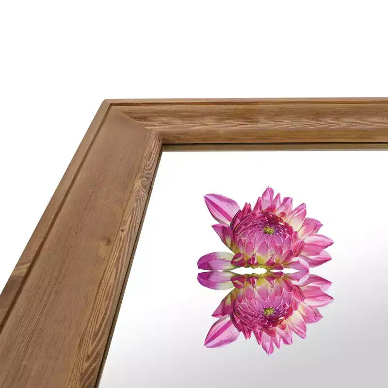 WallBeyond Specchio in Legno Lavato Naturale