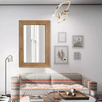 WallBeyond Specchio in Legno Lavato Naturale