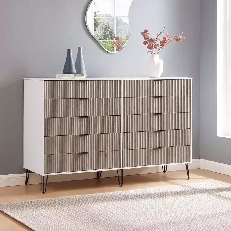 Cassettiera doppia a 10 cassetti Dumbo Manhattan Comfort