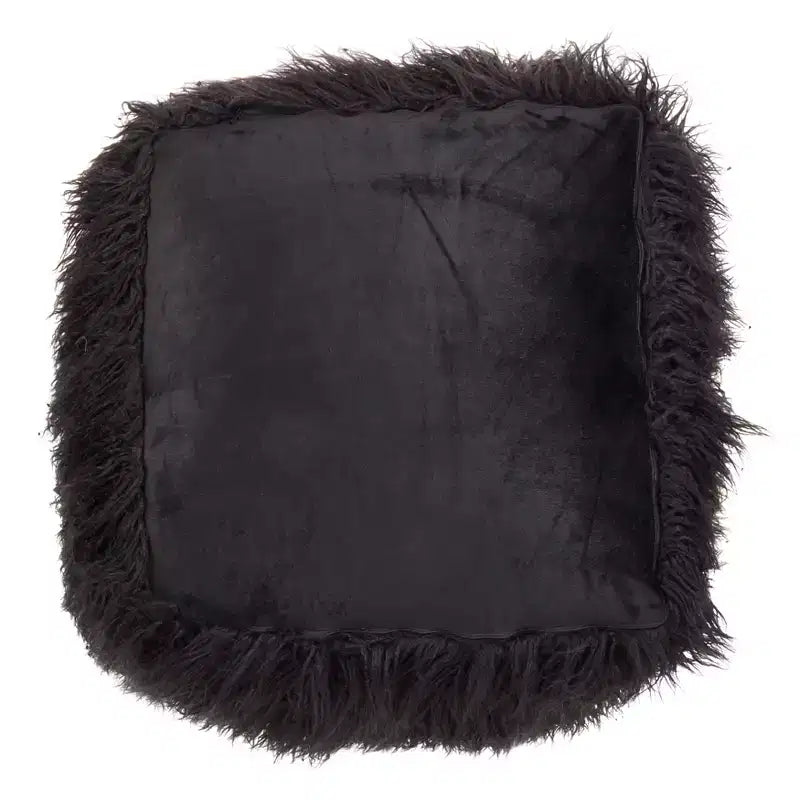Saro Lifestyle Pouf Snug Haven in Pelliccia Sintetica