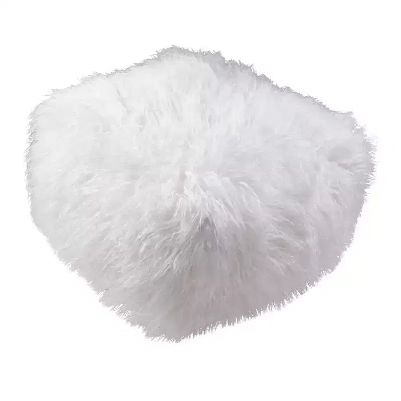 Saro Lifestyle Pouf Snug Haven in Pelliccia Sintetica