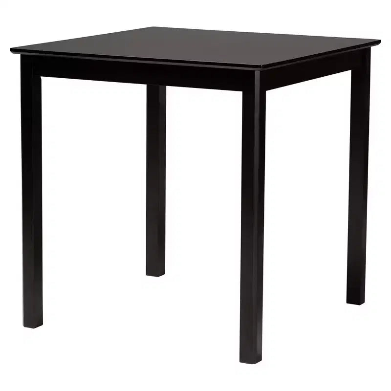 Baxton Studio Hesper Set da Pub 5 Pezzi in Legno e Rattan, Stile Mid-Century Modern