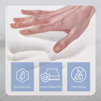 Materasso FDW 12 pollici in Memory Foam Gel per un sonno fresco e un sollievo dalla pressione/Certificato CertiPUR-US/Materasso in scatola/Allevia la pressione