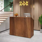 Tribesigns Reception Desk with Counter, Bancone da 47 pollici