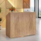 Tribesigns Reception Desk with Counter, Bancone da 47 pollici