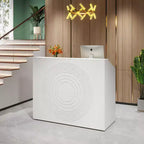 Tribesigns Reception Desk with Counter, Bancone da 47 pollici