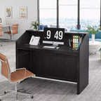 Tribesigns Reception Desk with Counter, Bancone da 47 pollici