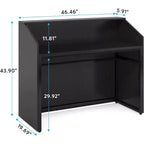 Tribesigns Reception Desk with Counter, Bancone da 47 pollici