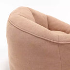 Poltrona a sacco con pouf, comoda poltrona a sacco, poltrone a sacco moderne con poggiapiedi per soggiorno, camera da letto, appartamento, dormitorio