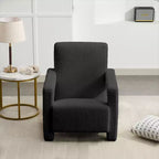Hyleory Poltrona Moderna 73,9 cm, Poltrona Adirondack Imbottita in Pile di Agnello per Soggiorno, Sala Trucco, Camera da Letre.