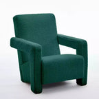 Hyleory Poltrona Moderna 73,9 cm, Poltrona Adirondack Imbottita in Pile di Agnello per Soggiorno, Sala Trucco, Camera da Letre.