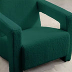 Hyleory Poltrona Moderna 73,9 cm, Poltrona Adirondack Imbottita in Pile di Agnello per Soggiorno, Sala Trucco, Camera da Letre.