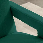 Hyleory Poltrona Moderna 73,9 cm, Poltrona Adirondack Imbottita in Pile di Agnello per Soggiorno, Sala Trucco, Camera da Letre.