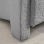 Hyleory Poltrona Moderna 73,9 cm, Poltrona Adirondack Imbottita in Pile di Agnello per Soggiorno, Sala Trucco, Camera da Letre.
