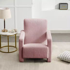Hyleory Poltrona Moderna 73,9 cm, Poltrona Adirondack Imbottita in Pile di Agnello per Soggiorno, Sala Trucco, Camera da Letre.