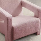 Hyleory Poltrona Moderna 73,9 cm, Poltrona Adirondack Imbottita in Pile di Agnello per Soggiorno, Sala Trucco, Camera da Letre.