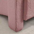 Hyleory Poltrona Moderna 73,9 cm, Poltrona Adirondack Imbottita in Pile di Agnello per Soggiorno, Sala Trucco, Camera da Letre.