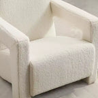 Hyleory Poltrona Moderna 73,9 cm, Poltrona Adirondack Imbottita in Pile di Agnello per Soggiorno, Sala Trucco, Camera da Letre.