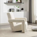 Hyleory Poltrona Moderna 73,9 cm, Poltrona Adirondack Imbottita in Pile di Agnello per Soggiorno, Sala Trucco, Camera da Letre.