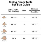 Dovelina Tavolo da Pranzo Ovale Mid-Century in Legno Set 6 Persone - 67, Legno Naturale