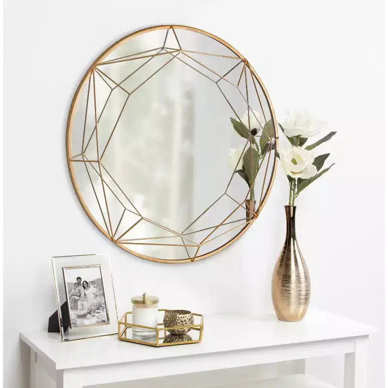 Specchio da parete rotondo Keyleigh da 30 - Kate & Laurel All Things Decor