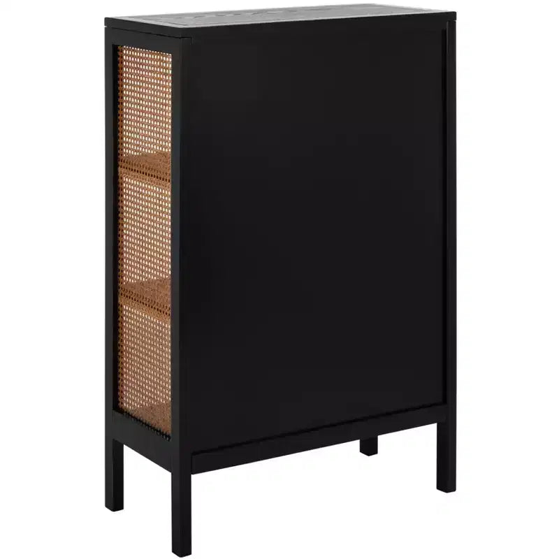 Libreria con 3 ripiani in legno Franz - ETG2104 - Nero/Naturale - Safavieh