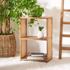Phoenix Etagere a 2 Ripiani - ETG6500 - Naturale/Marrone Dorato - Safavieh