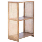 Phoenix Etagere a 2 Ripiani - ETG6500 - Naturale/Marrone Dorato - Safavieh