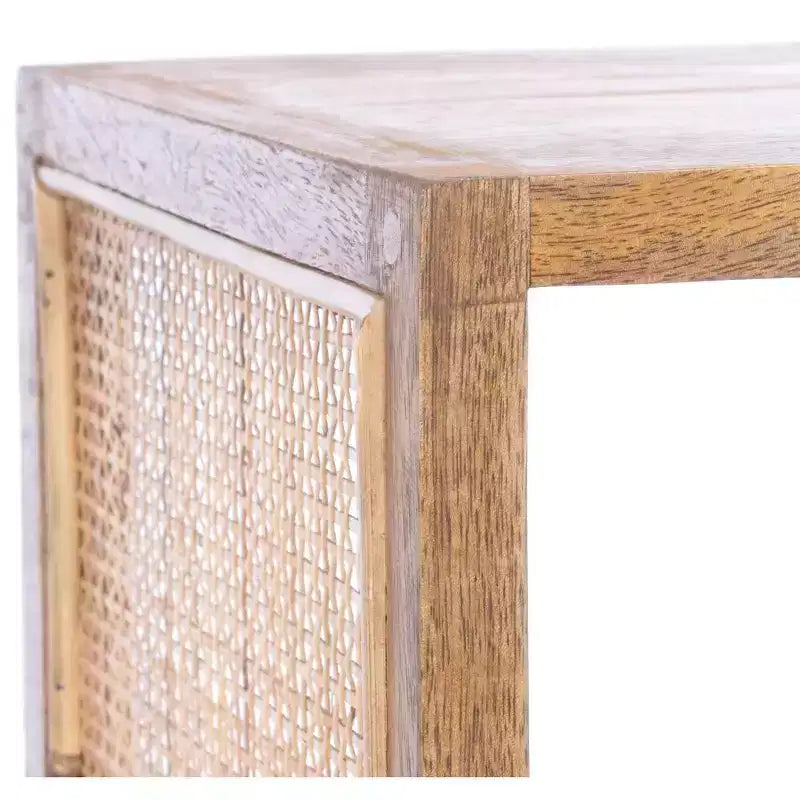 Phoenix Etagere a 2 Ripiani - ETG6500 - Naturale/Marrone Dorato - Safavieh