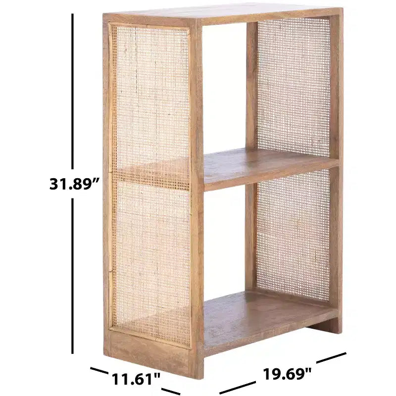 Phoenix Etagere a 2 Ripiani - ETG6500 - Naturale/Marrone Dorato - Safavieh