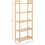 Frigga Scaffale a 5 Ripiani - STG1918 - Naturale - Safavieh
