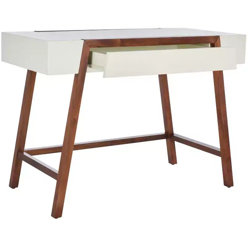 Scrivania Marwood - DSK5012 - Bianco/Marrone - Safavieh