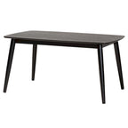Tavolo da pranzo Mid-Century Modern in legno di gomma – 6 posti, 150 cm L