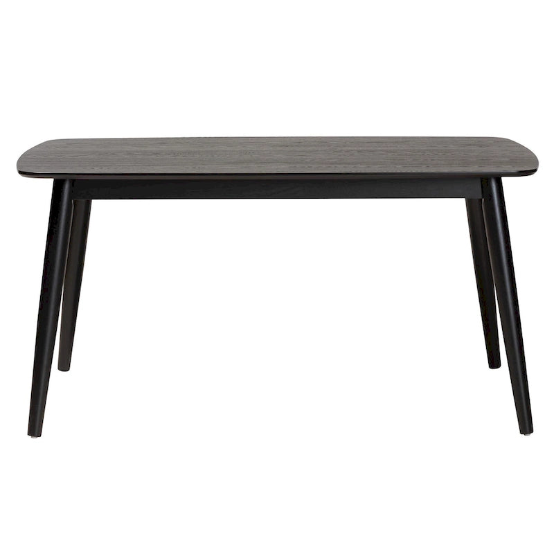 Tavolo da pranzo Mid-Century Modern in legno di gomma – 6 posti, 150 cm L