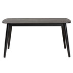 Tavolo da pranzo Mid-Century Modern in legno di gomma – 6 posti, 150 cm L