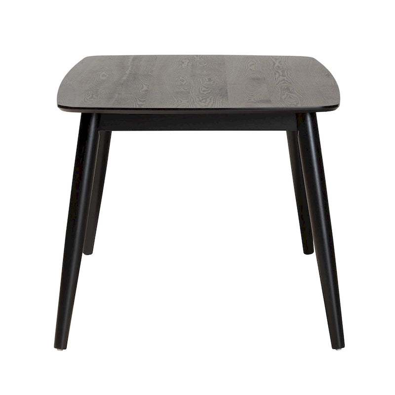 Tavolo da pranzo Mid-Century Modern in legno di gomma – 6 posti, 150 cm L