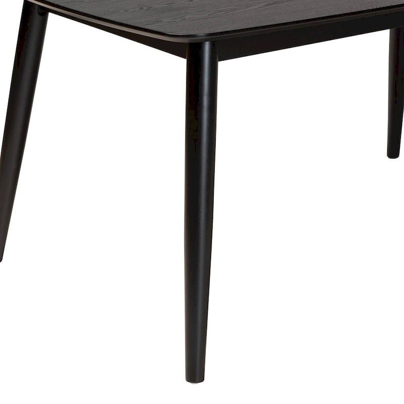 Tavolo da pranzo Mid-Century Modern in legno di gomma – 6 posti, 150 cm L