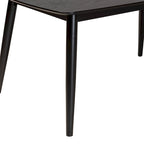 Tavolo da pranzo Mid-Century Modern in legno di gomma – 6 posti, 150 cm L