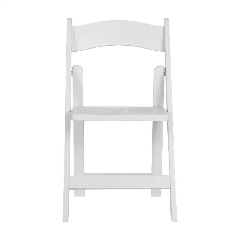 Set di 2 sedie da pranzo Merrick Lane in legno massello con design pieghevole e finitura elegante