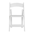 Set di 2 sedie da pranzo Merrick Lane in legno massello con design pieghevole e finitura elegante
