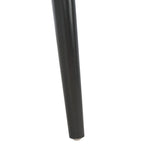 Poltrona d'Appoggio in Pelle Intrecciata e Legno Massiccio (Completamente Assemblata) – 63,5 cm L x 56 cm P x 56 cm H
