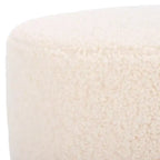 Pouff rotondo in finto montone Riah - OTT4503 - Safavieh