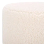 Pouff rotondo in finto montone Riah - OTT4503 - Safavieh
