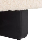 Pouff rotondo in finto montone Riah - OTT4503 - Safavieh