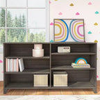 Libreria classica a 6 ripiani Max & Lily, libreria in legno massello per cameretta/sala giochi dei bambini